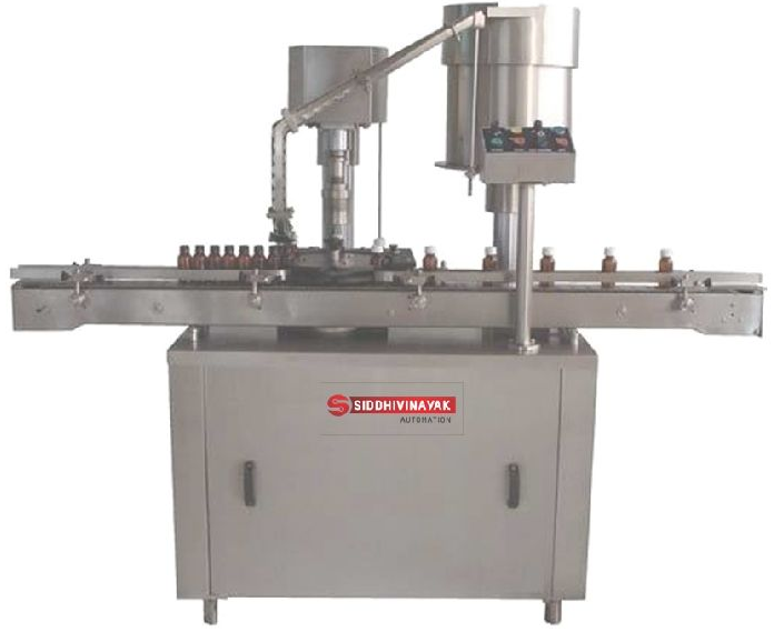 SVA S.S 304 Automatic Capping Machine, Capacity: 1000 To 3000 Bottles