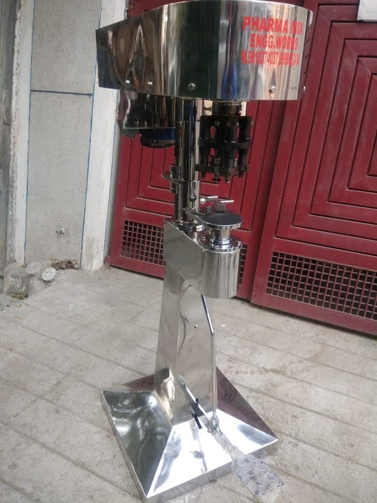 Semi Automatic 4 WALL PP ROP CAP SEALING MACHINE