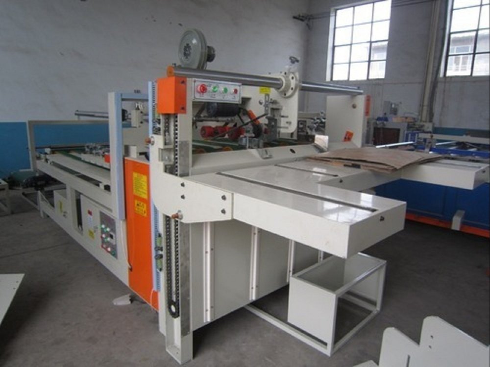 Box Flap Pasting Machine, For Industrial, Capacity: 1000 Sheet/Hour