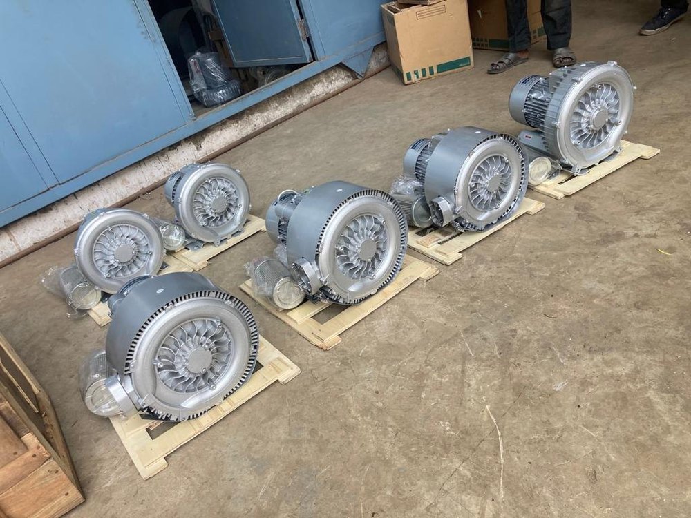 Aluminum Double Stage Turbine Blower, For Electro Plate