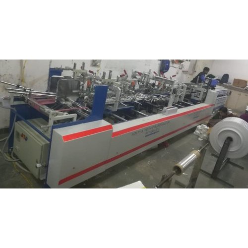 Corrugated Lock Bottom Carton Pasting Folding Machine, Capacity: 15000 Per Hour