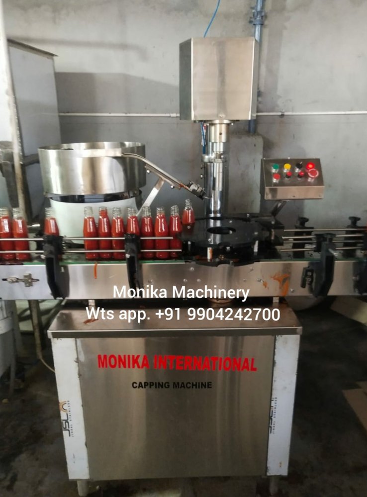SS 304 Automatic Bottle Crown Capping Machine, Capacity: 2000 Bottles/ Hr, Model Name/Number: Mi