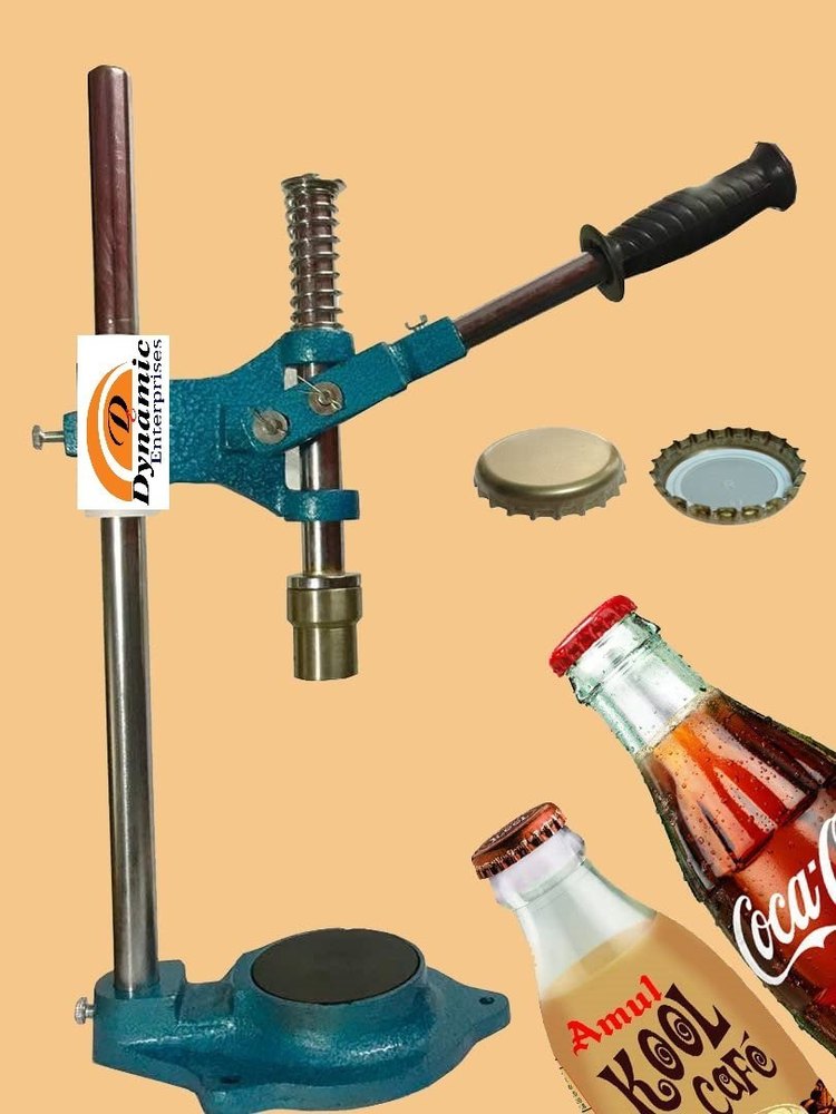 Mild Steel Manual Ring Pull Capping Machine, Capacity: 10 Bottle, Model Name/Number: De Rpc 110
