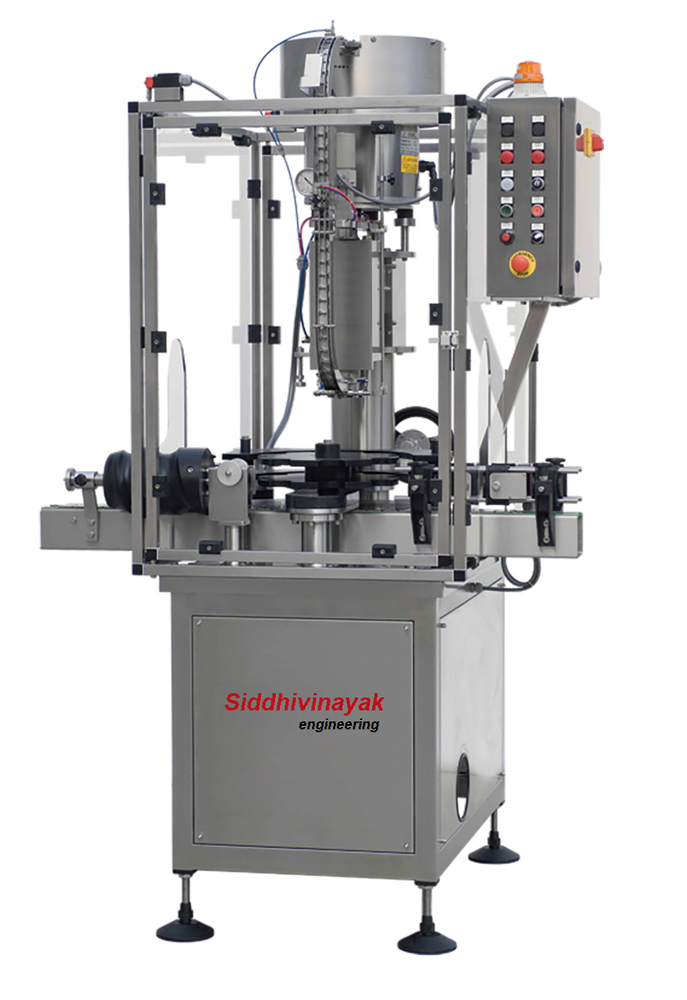 Siddhivnayak Engineering S.S.304 Crown Capping Machine, Capacity: 30, Model Name/Number: SVCW60