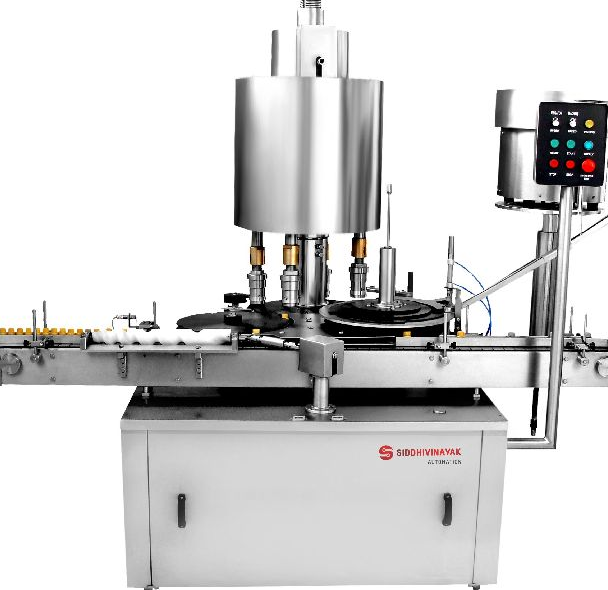 Automatic Screw Capping Machine, For Industrial, Capacity: 1000 To 2400 Containers