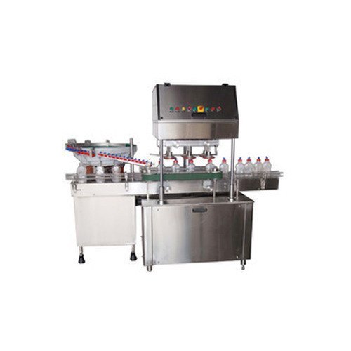 ASHIRWAD 4 Automatic Linear Screw Capping Machine, For Cap Sealing, Model Name/Number: AELC-50
