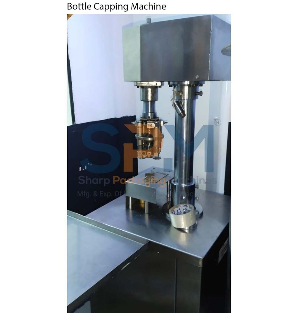 SS Bottle Capping Machine, Power Consumption: 1.5 HP