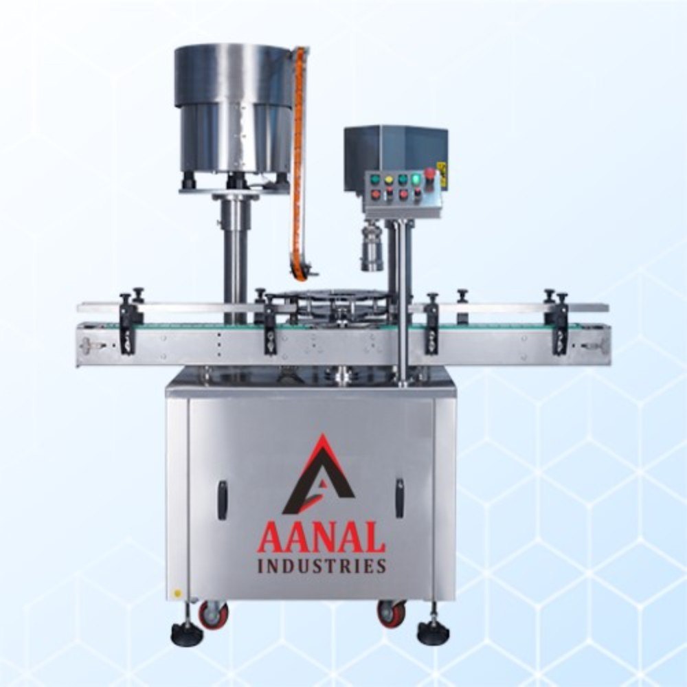 S.S.304 Bottle, Jar Honey Bottle Capping Machine