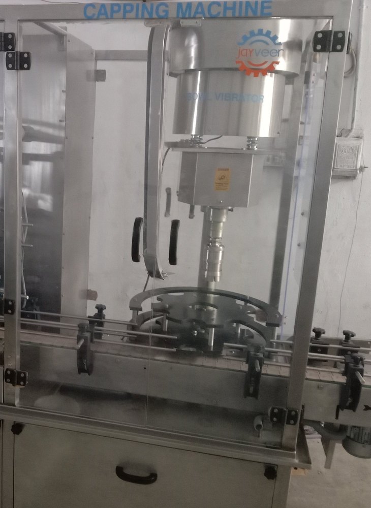 Stainless Steel Liquid Lug Capping Machine, 150 KG (approx.), Capacity: 4800 Per Hour