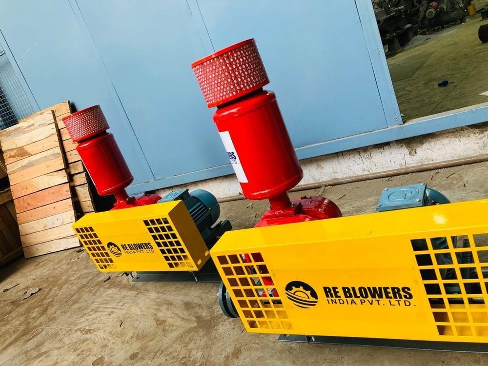 Naushakti Red Twin Lobe Roots Blower, For WTP, Model Name/Number: TWB340