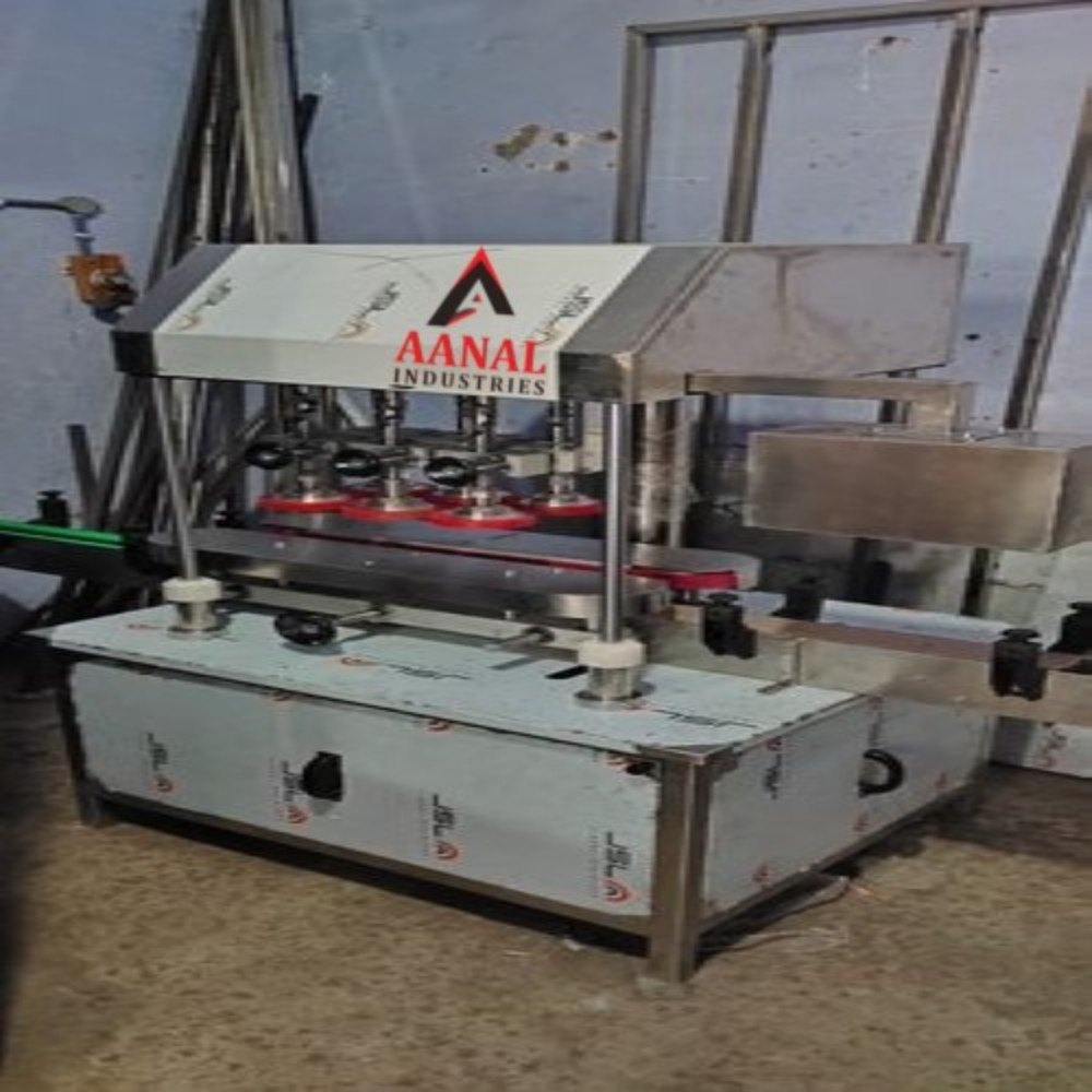 Aanal Industries SS 304 Automatic Linear Capping Machine