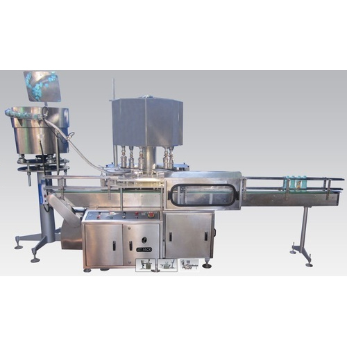 Ss Automatic Six Head Rotary Capping Machine