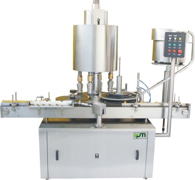 VPM SS Rotary Capping Machine, Capacity: 60-120 Bpm