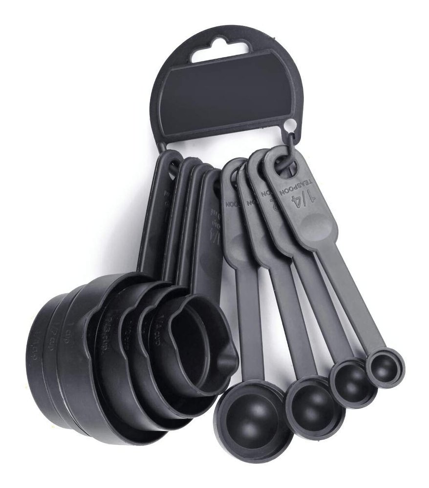 Black Plastic Measuring Spoon, For Kitchen