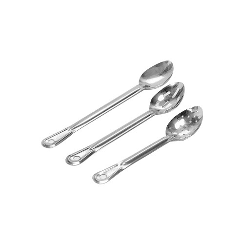Miinox Silver Stainless Steel American Basting Spoons, Size: 11, 13, 15, 18 & 21 inch
