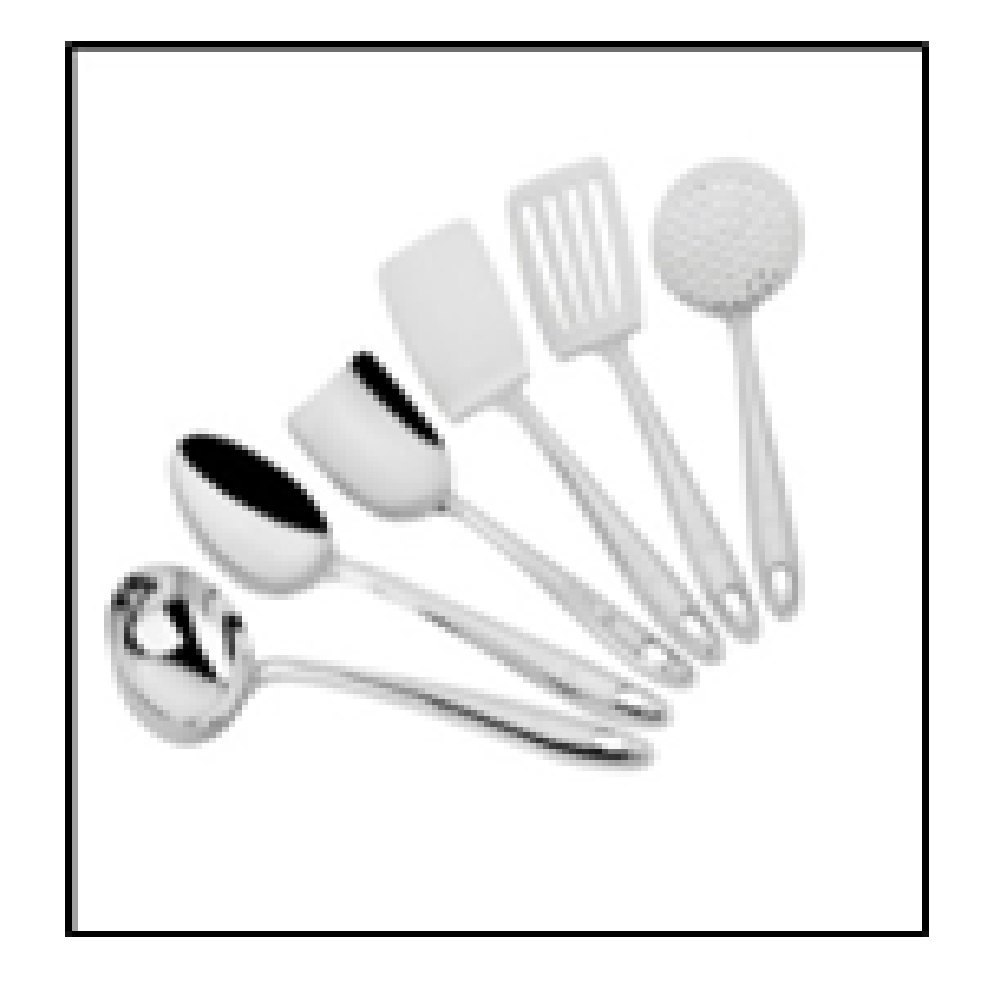 Silver Stainless Steel Sigma 5 No Basting Spoon, For Home, Size: 11 Inch