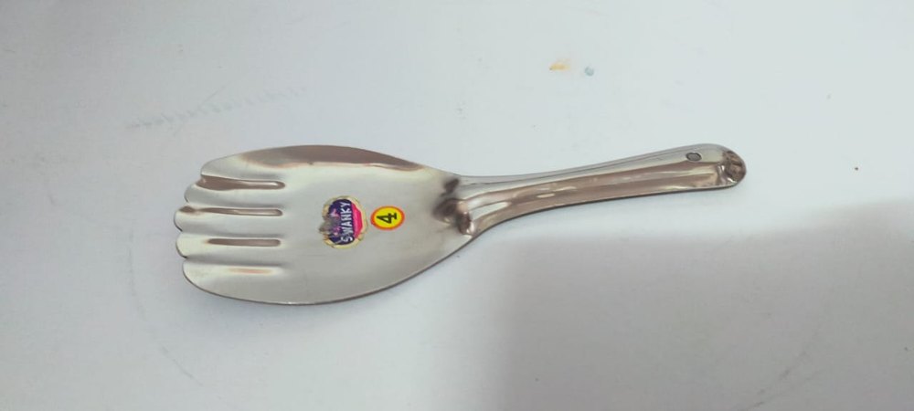 Stainless Steel Panja Serving Spoon, Size: Multi