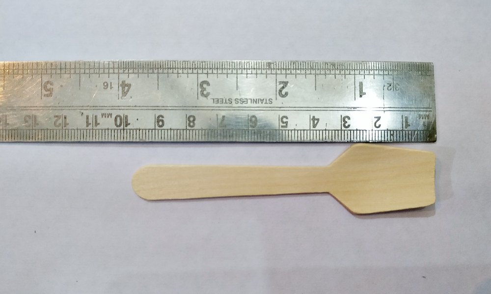Imported Natural Wooden Ice Cream Spoon