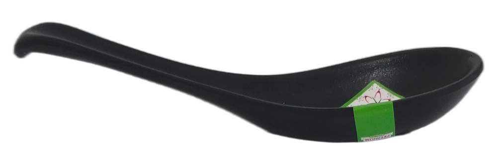 MELAMINE BLACK SOUP SPOON, For RESTAURENT