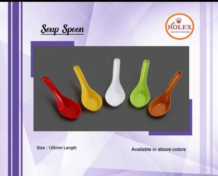 MIX Plastic Soup Spoon, For Home
