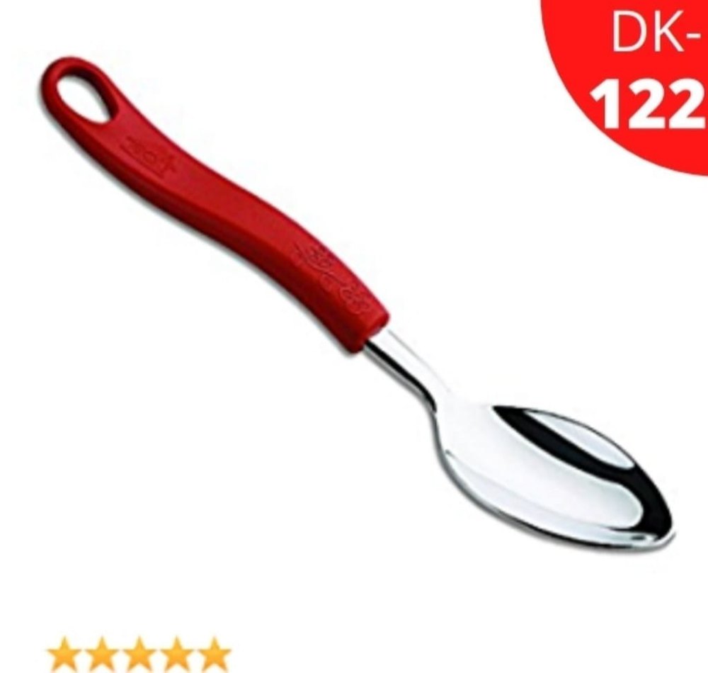 Maroon Stainless Steel Dessert Spoon, For Kitchen, Size: 6 Inch
