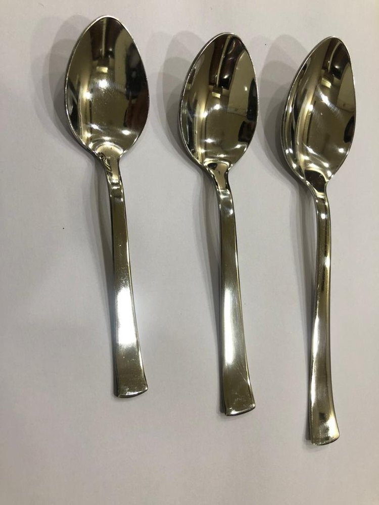 Stainless Steel Silver Tea Spoon, Baby Spoon, Desert Spoon