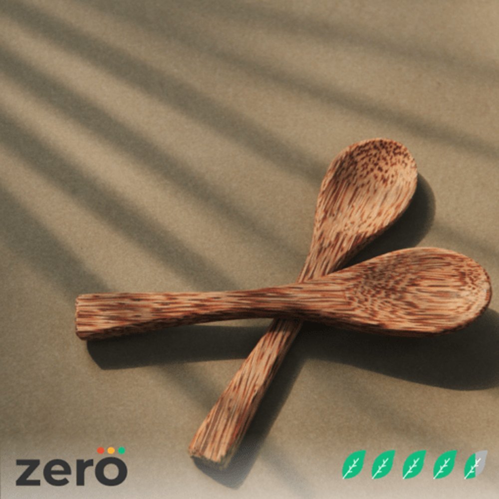 Brown Coconut Shell Spoon, For Home, Size: 16x3.5x1cm
