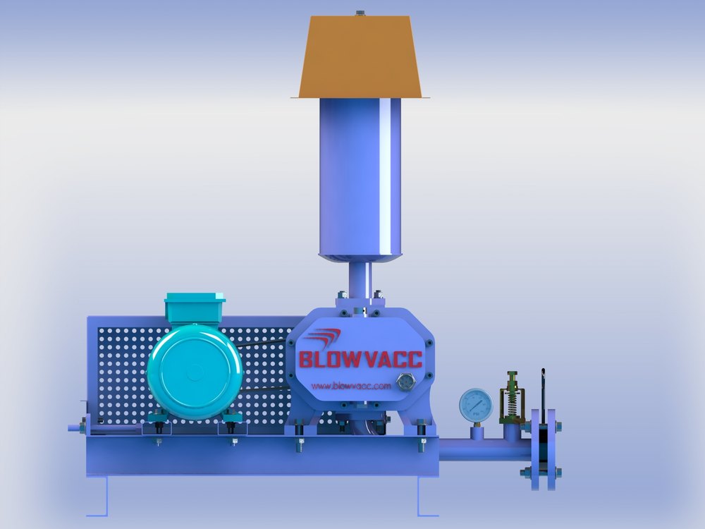 3 Phase Twin Type Rotary Air Blowers