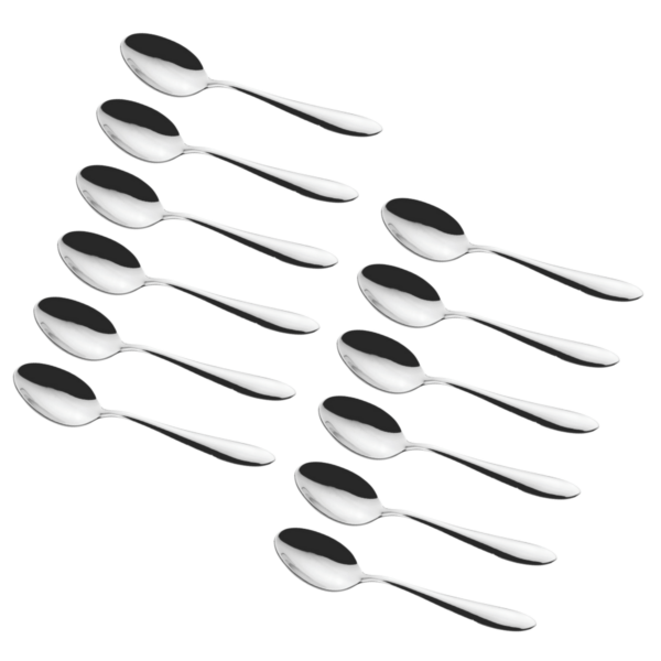 Vinod Florence 12 piece stainless steel baby spoon set, Heavy Gauge Spoon set
