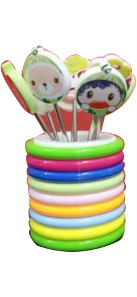 Plastic Fruit Fork Stand Set, For Party Supplies
