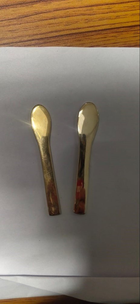 Bronze Brown Kansa Spoon, For Home