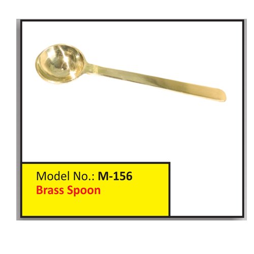 Golden Brass Spoon for Religious, Packaging Type: Box
