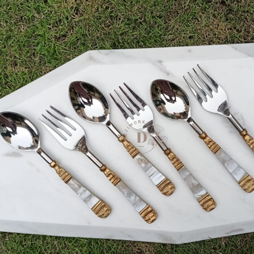 Stainless Steel Silver Gold /nickel Dinner Spoon forks, For Home
