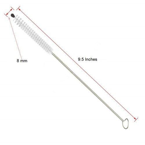 Round Polished Stainless Steel Straw