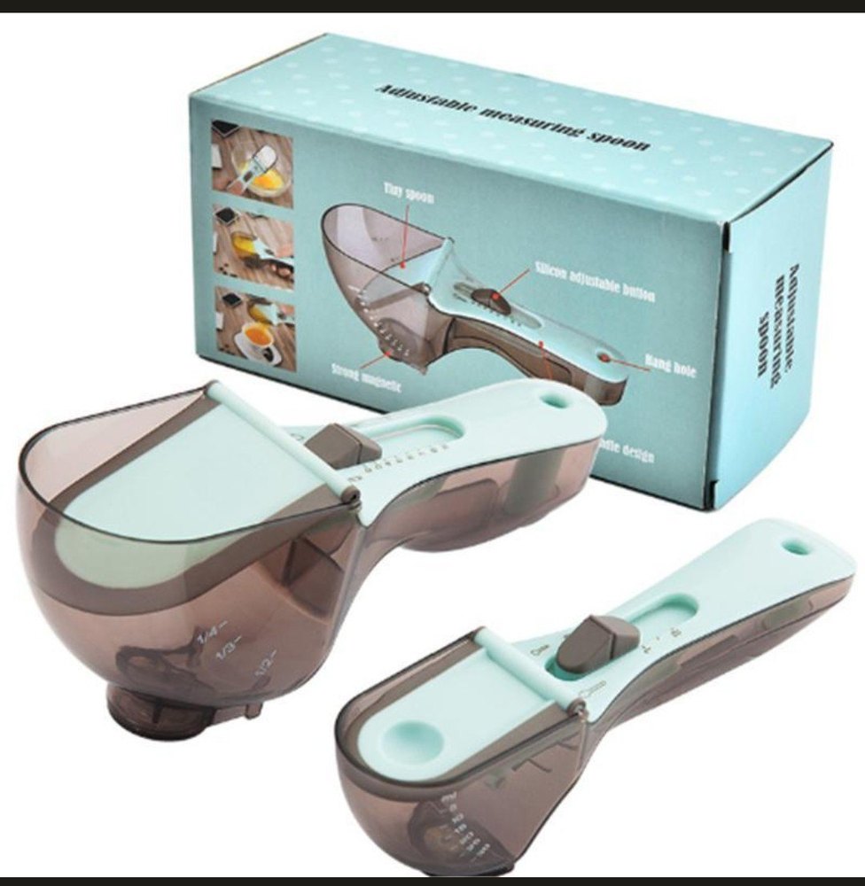 Plastic White Measuring Spoon Set, For Home
