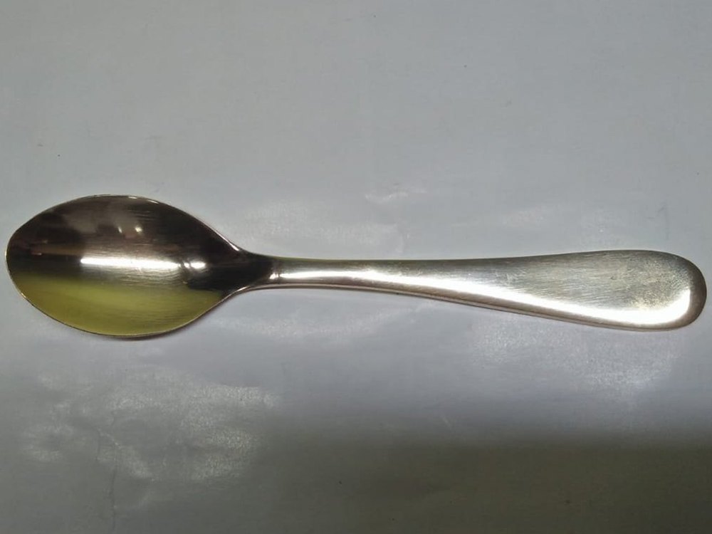 Golden 6.5inch Kansa Spoon, For Home, Size: 6.50inch