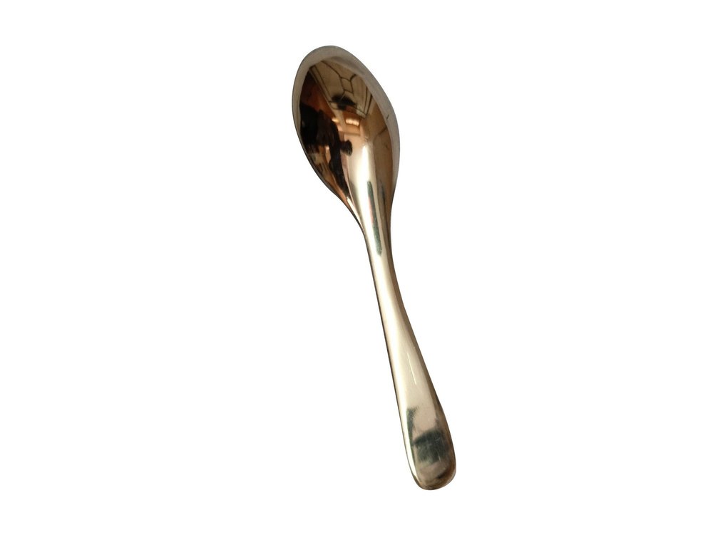 Golden Bronze Serving Spoons, For Home, Size: 7.5 Inch