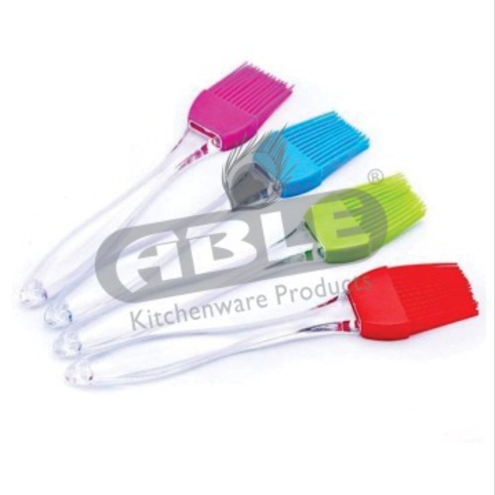 Soft White Silicone Oil Brush, Spatula, Ghee Brush