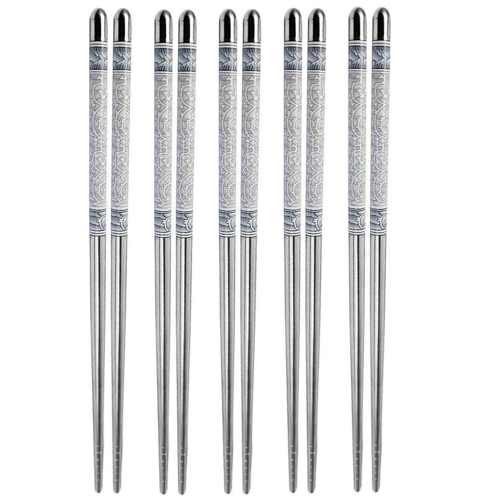 AMARA IMPEX Stainless Steel Chopsticks Steel, For Home, Size: 23 Cm / 9 Inch\'