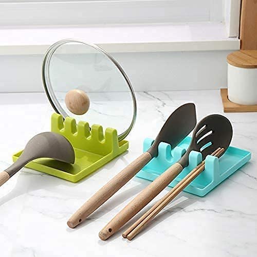Multicolor Plastic Spatula Holder Kitchen Cooking Utensil, Size: 14.5 X 13 X 5 Cm