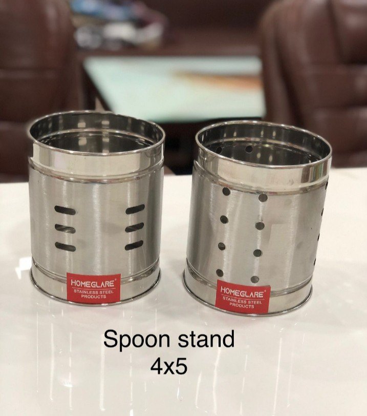 HOME GLARE Cutting Design Mix Spoon std. Cutlery std, Size: 4X5
