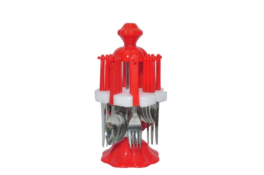 Ngor Brown Designer Plastic Cutlery Set, For Kitchen