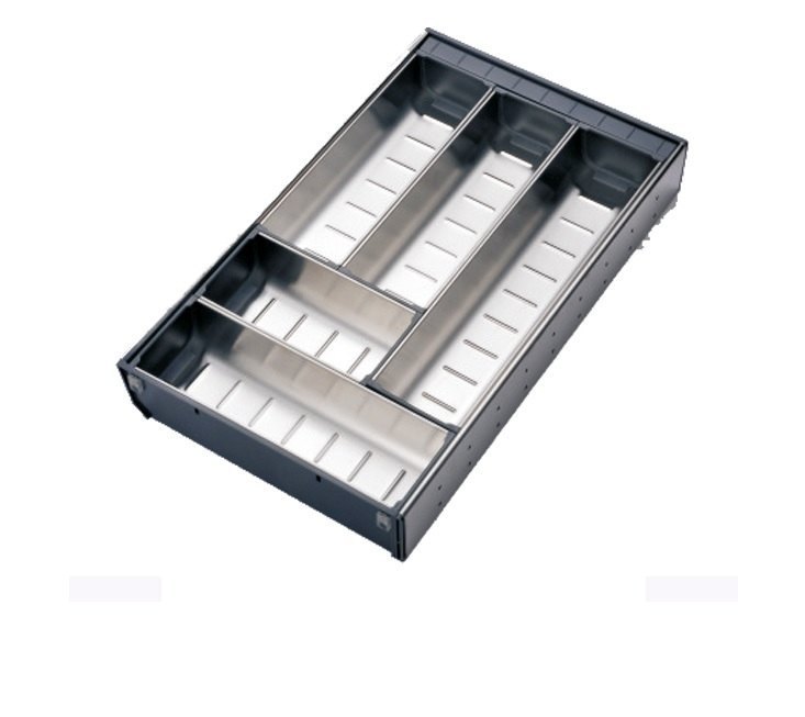 Cosmos Silver SS Bowl Cutlery Tray, For Kitchen
