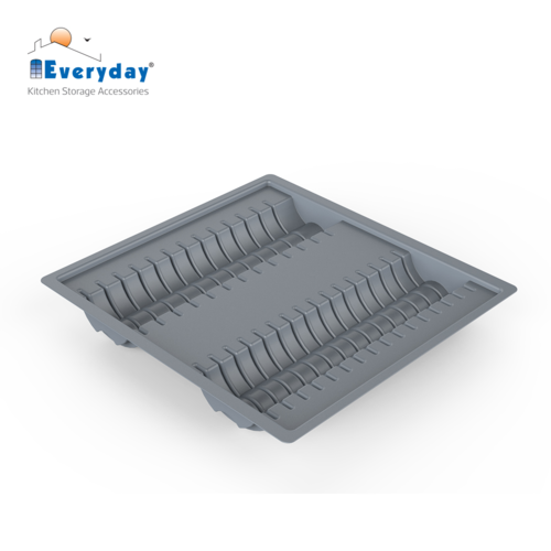 Gray PVC Cutlery Tray, For Kitchen