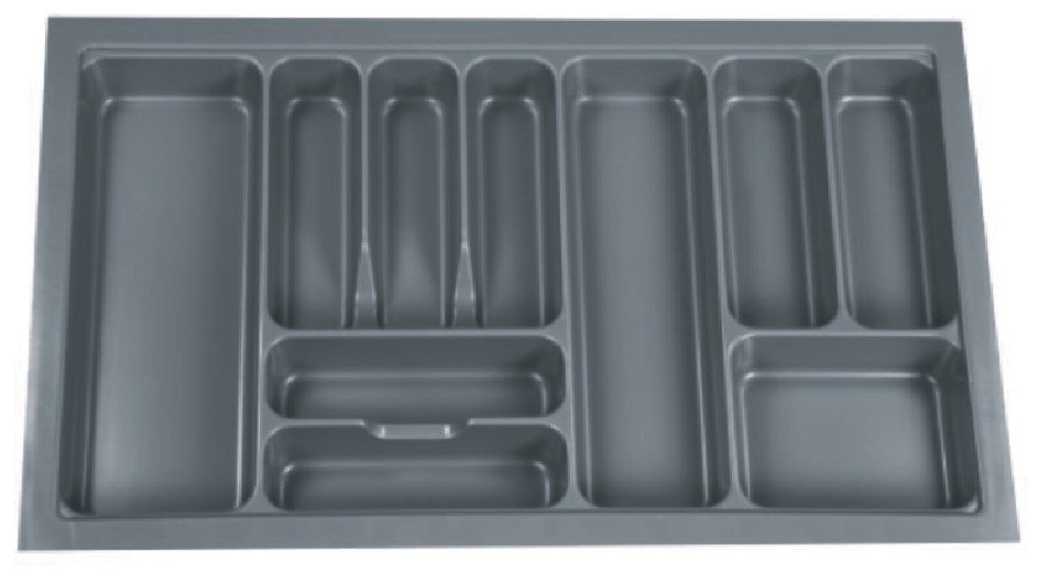 10 Pack Gray PVC Cutlery Tray, For Kitchen, Size: 15 X 20 Inch