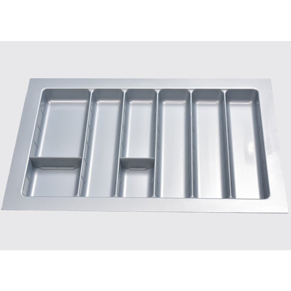 Plain Silver PVC Cutlery Tray, For Kitchen, Size: 20x16 Inch (lxw)