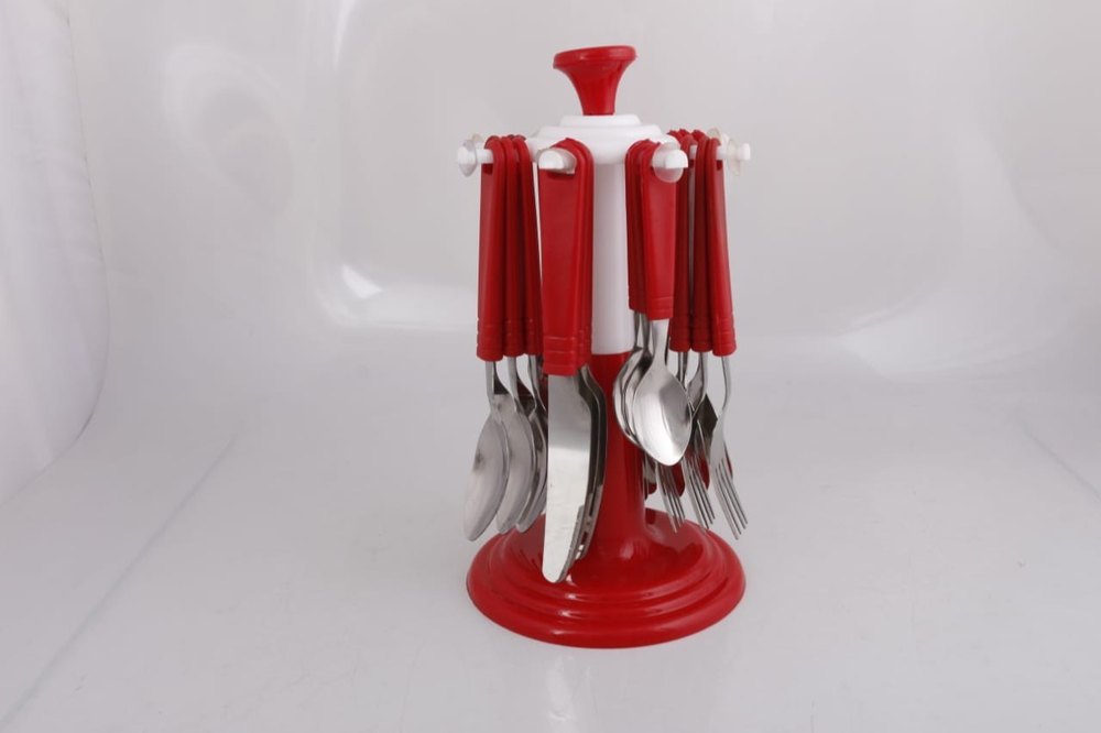 Plastic Round Cutlery stand, For Home, Size: Regular