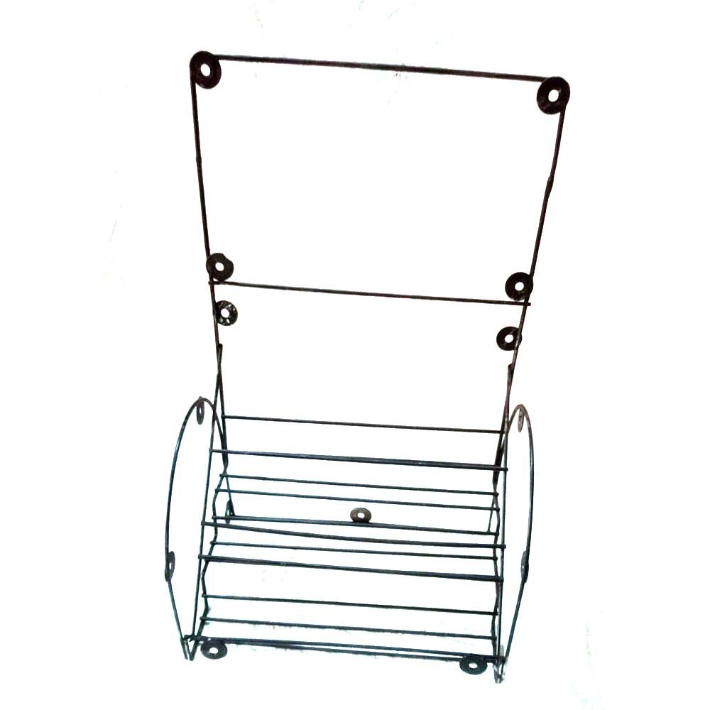 Stainless Steel Silver Kitchen Cutlery Stand, Rectangular