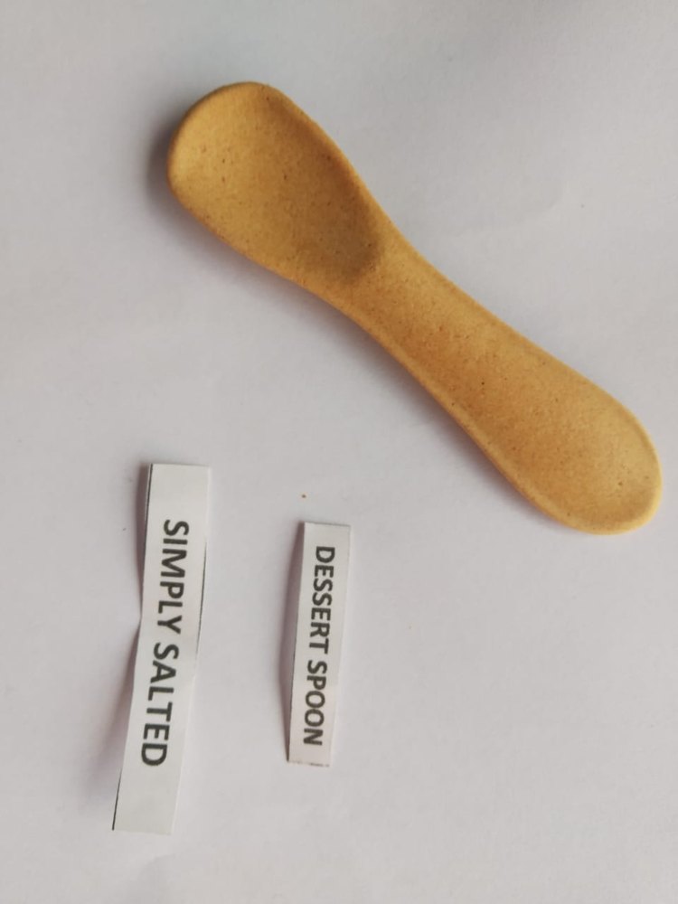 Multigrain Flour Ice Cream Edible Spoon