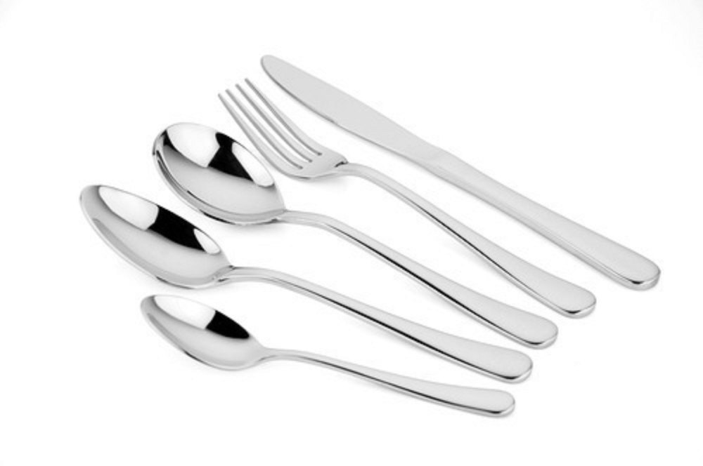 STEEL Silver Opera Cutlery Set, For Home